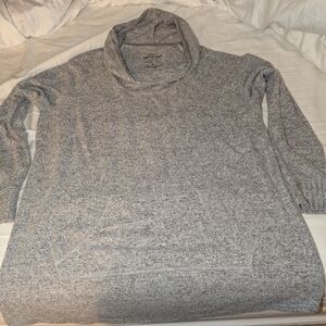 Torrid Soft Gray Cowl Neck Sweater